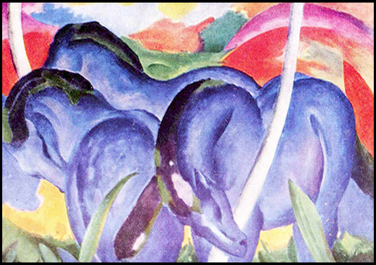 Franz Marc - The Big Blue Horses