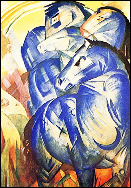 Franz Marc - The Tower of the Blue Horses