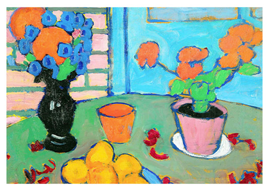Alexej von Jawlensky - Still Life with Flowers and Oranges