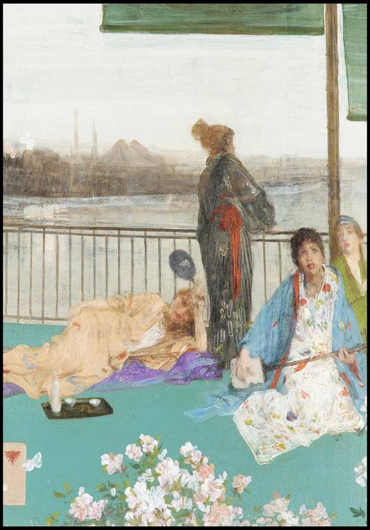 James McNeill Whistler - Variations in Flesh Colour and Green – The Balcony