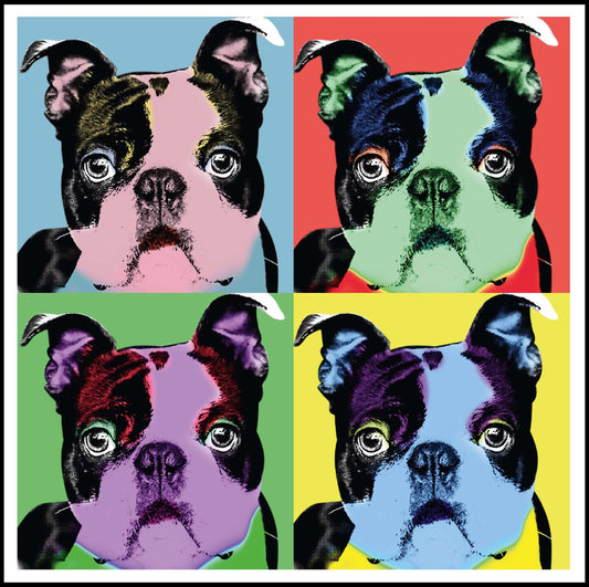 Andy Wharhol Style - Dog Art Poster
