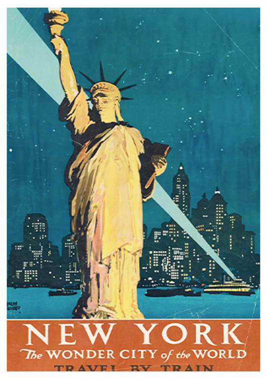 Vintage New York Travel Poster