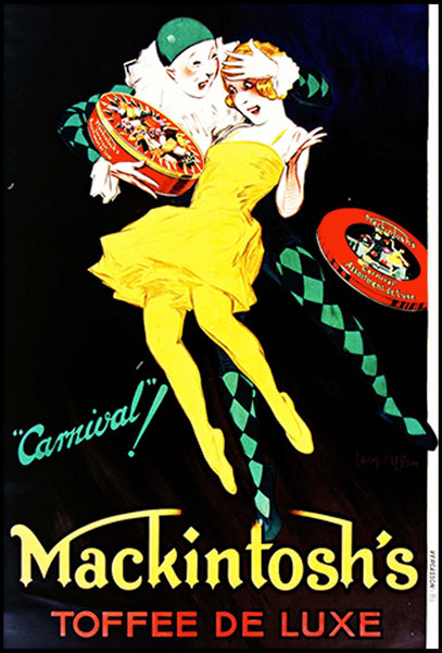 Carnival! Mackintosh's toffee de luxe print by Jean D'Ylen